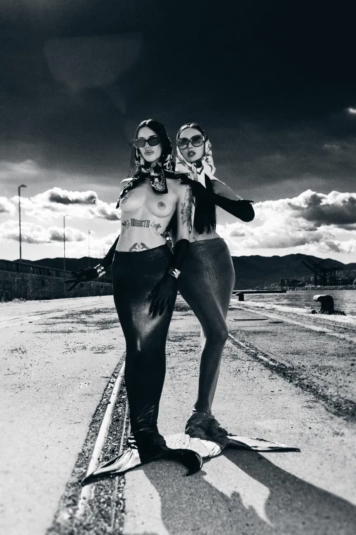 Mermaids... Nana and me photographed by Dark Indigo posted by DarkMuseGlo