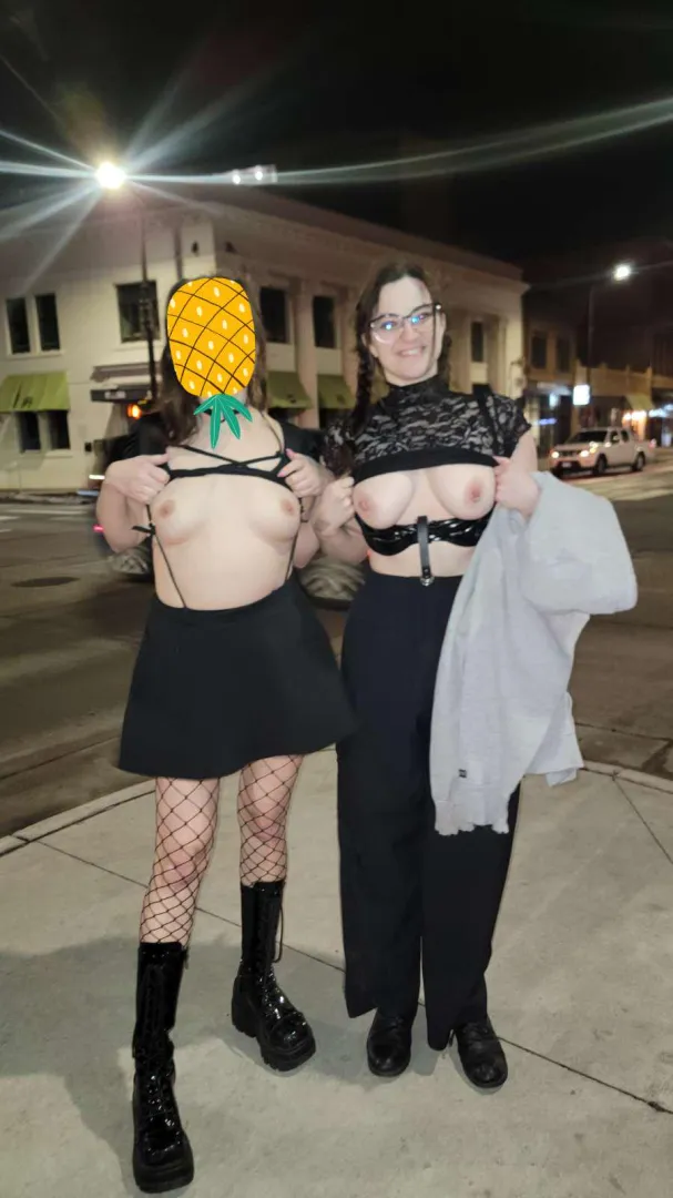 Met this HOT couple from reddit at ground 0 last weekend we went to taco bell immediately after this  posted by cudicted