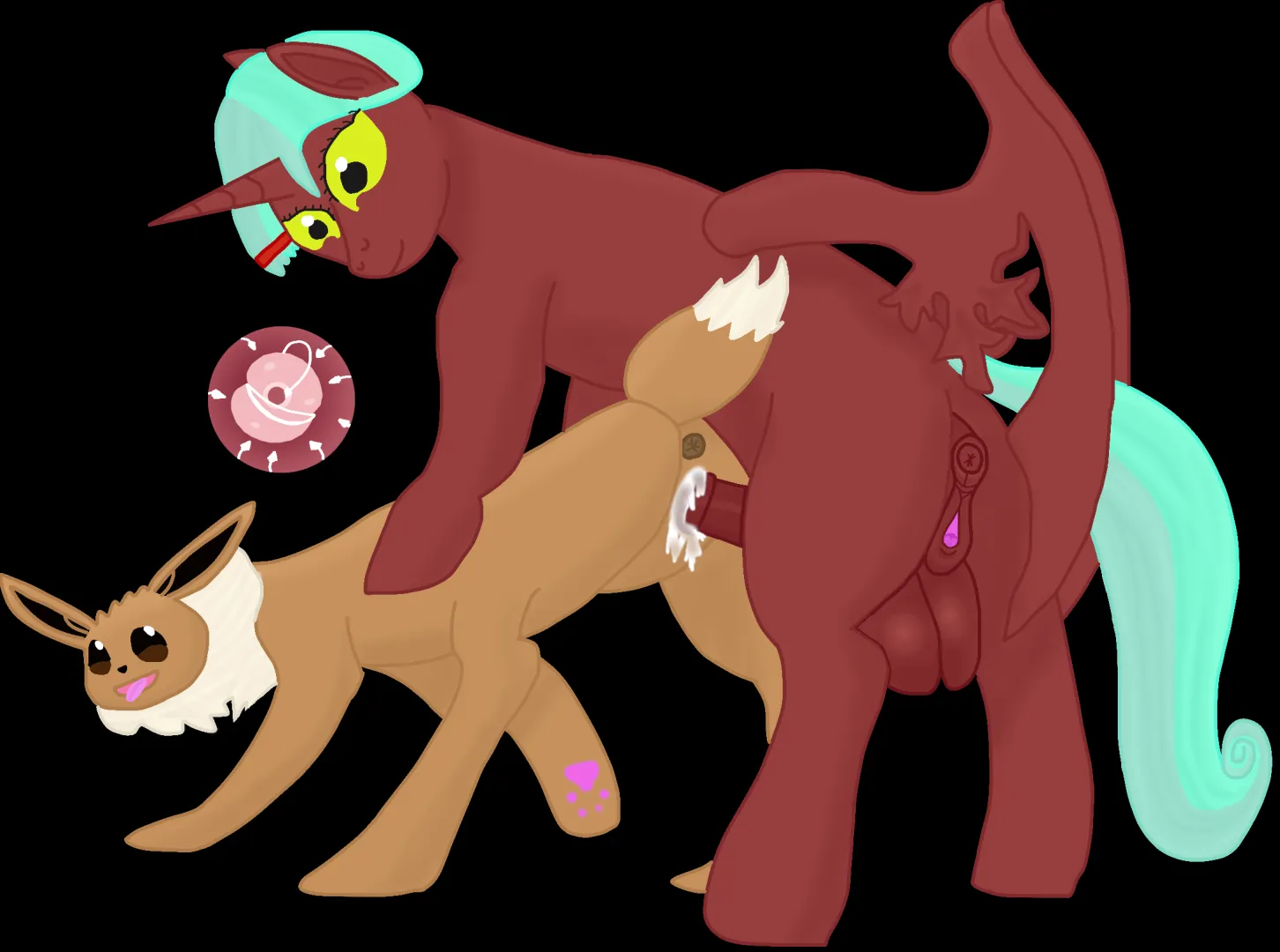 [M/F] Not all eevees are born idealy. This eevee specificaly is nicknamed 