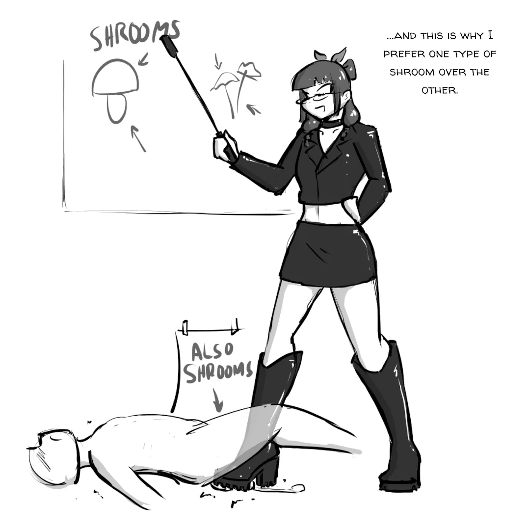 Mhmm... delicious poisonous shrooms. posted by CeleraPrime