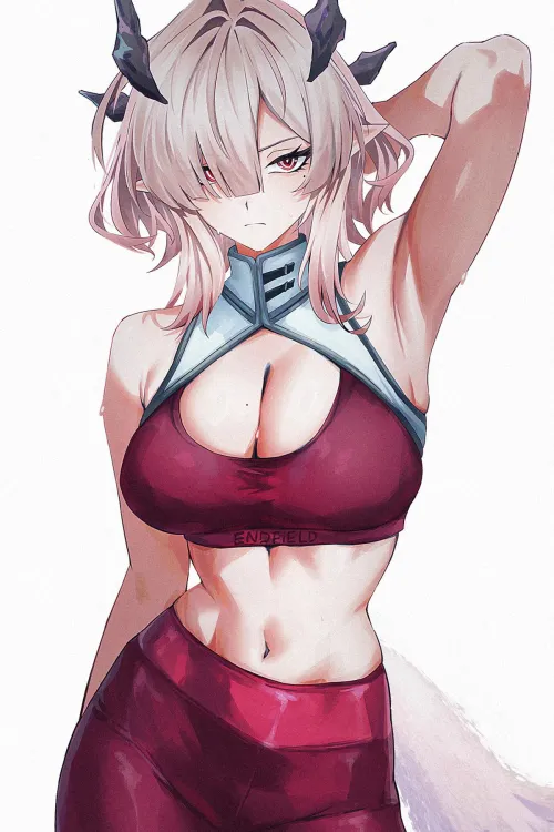 Mi Fu (eieie1) [Arknights: Endfield] by TheRoySez