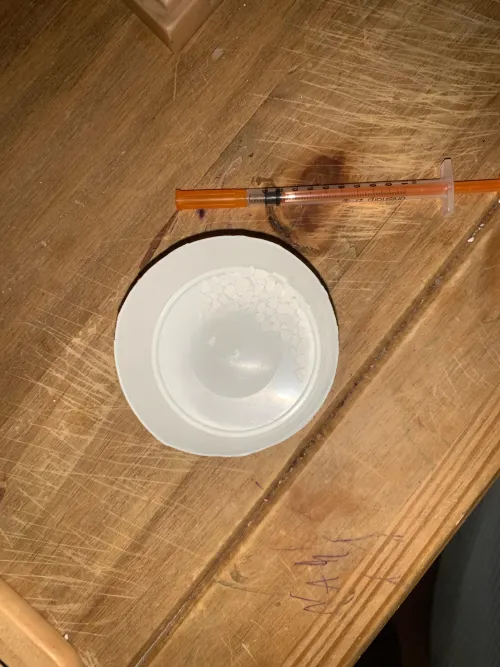 Micro dose calcium chloride 0.1ml in scrotum near testicle instantaneous necrosis by SeaCryptographer9845