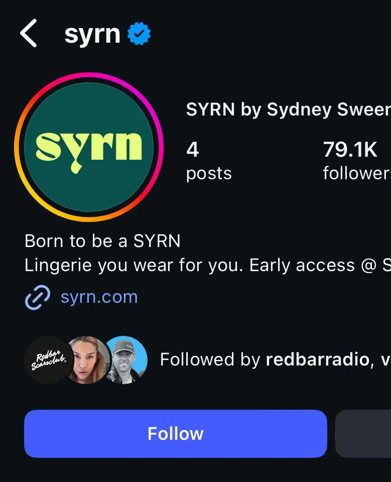 Mike is definitely still alive & well enough to keep up with light news as he is following the today announced SYRN Sydney Sweeney Lingerie line! posted by Extension-Bill-1223