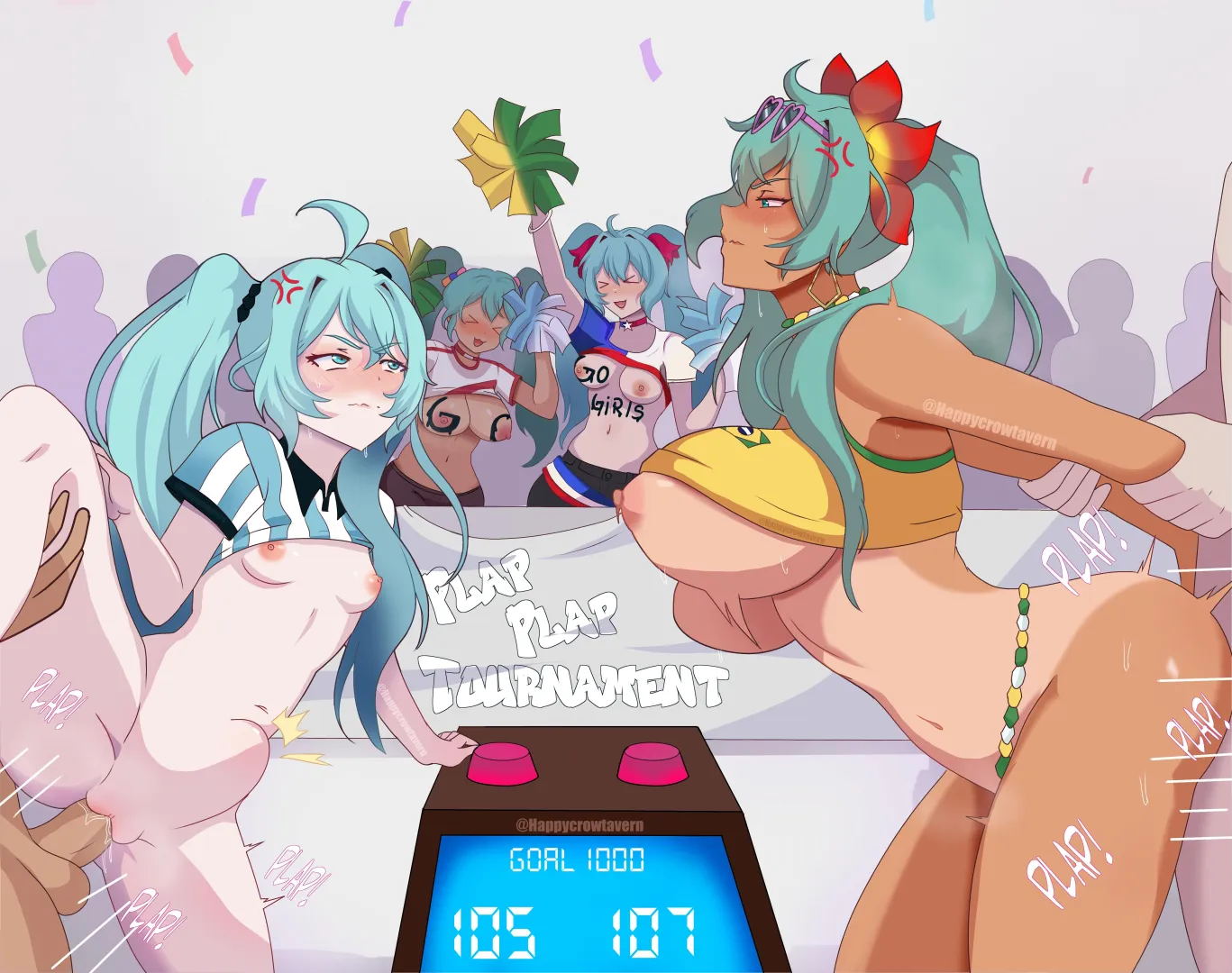 Miku vs Miku posted by Somanycookies1