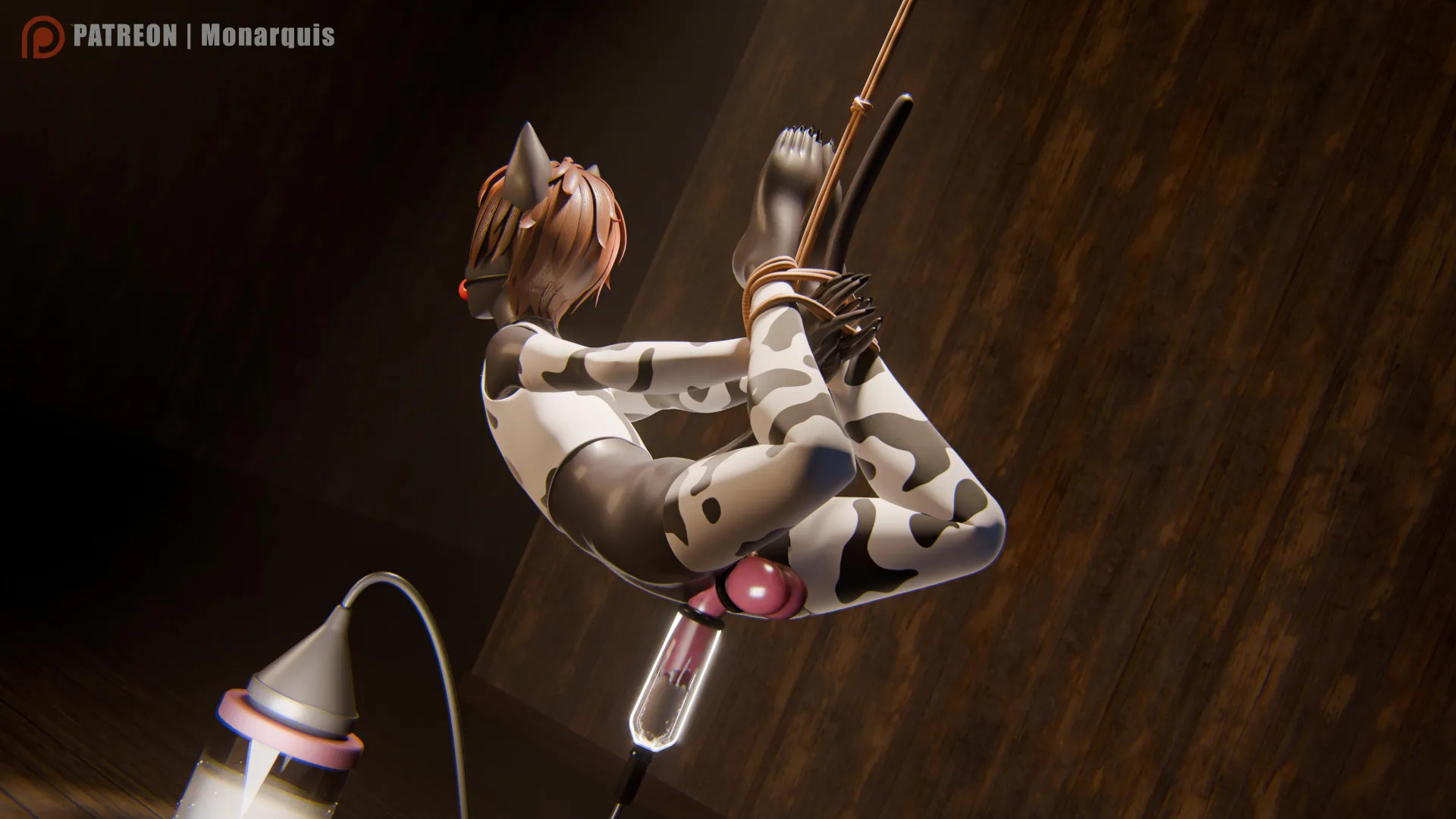 Milking the Cat [M](Monarquis) posted by Monarquis