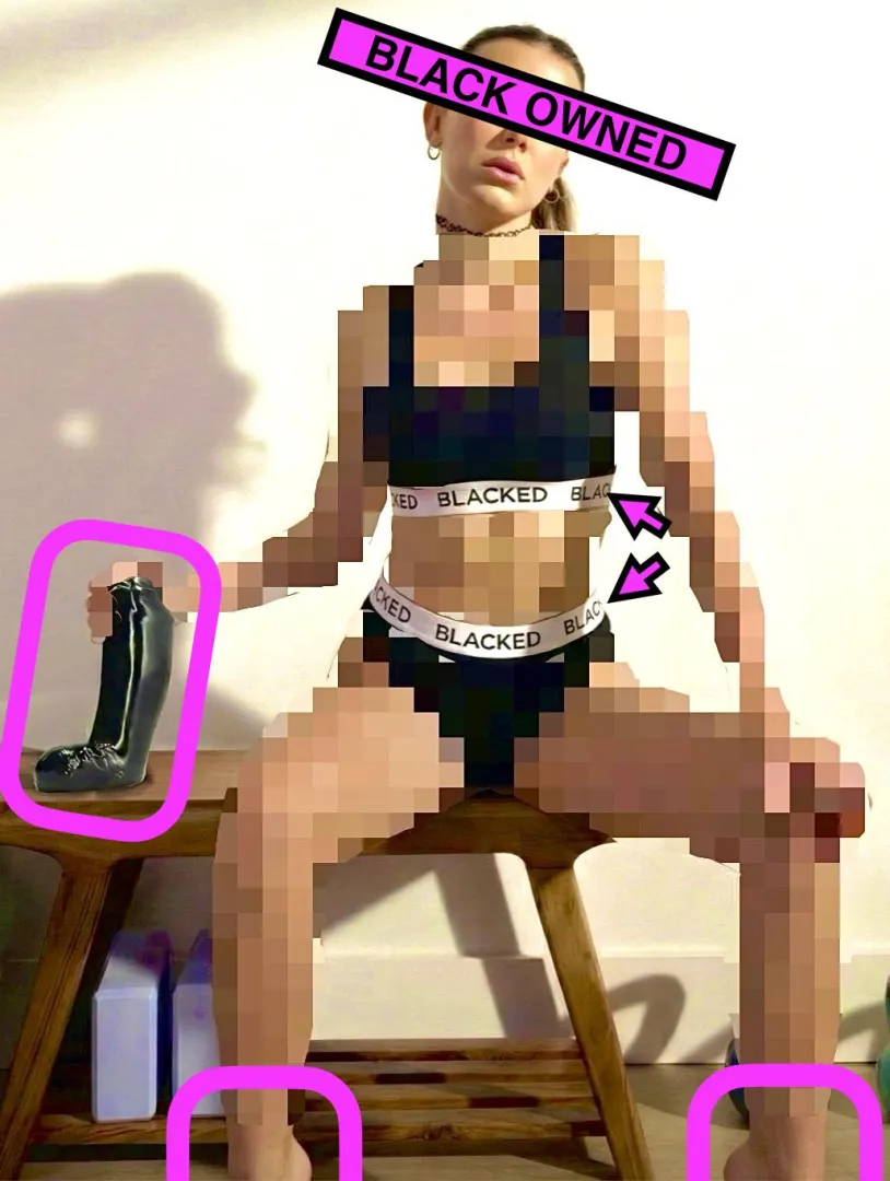Millie Bobby Brown in Blacked brand underwear stroking a black dildo? Your brain has been boiled and is leaking out your clit. posted by WesMantoothBNWO