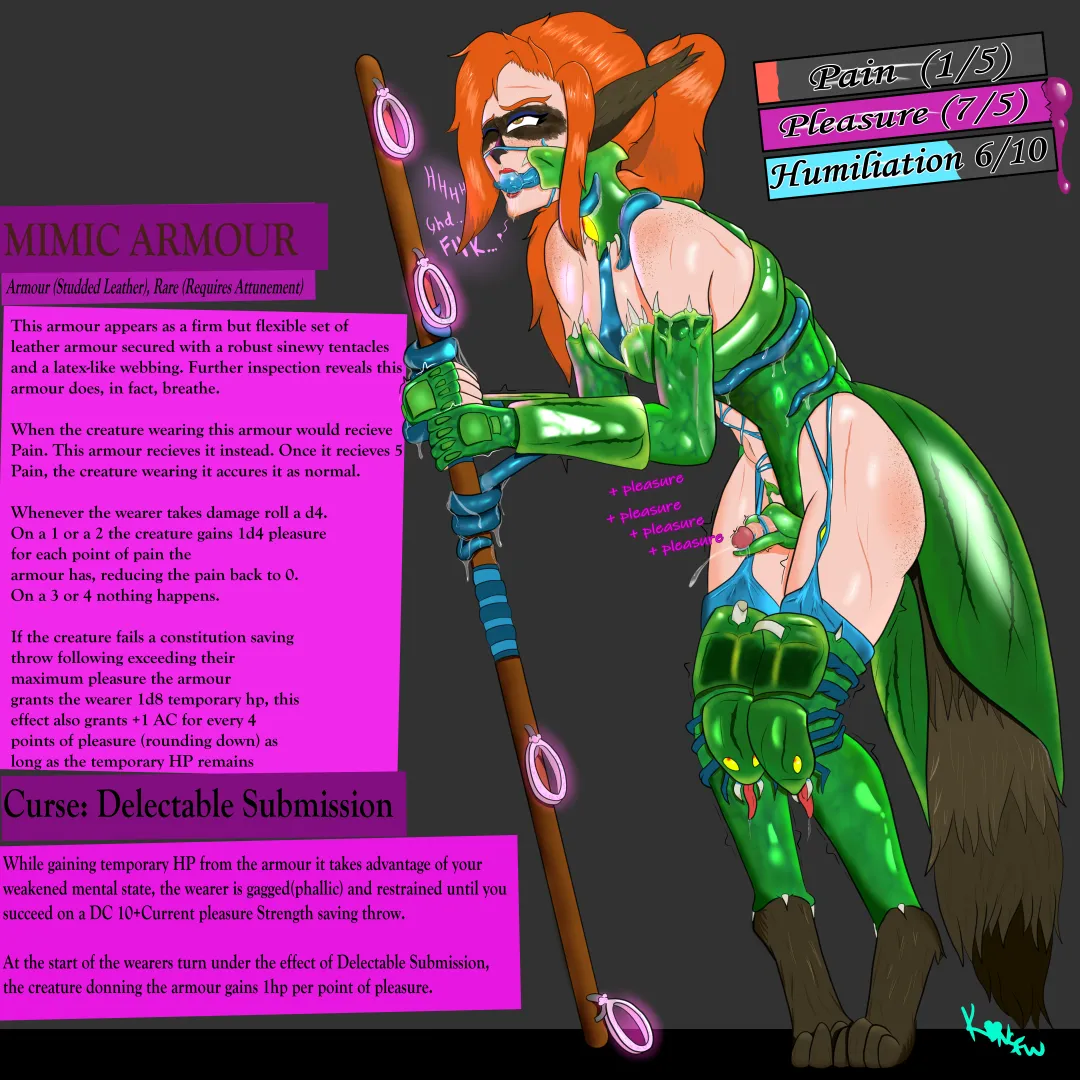 Mimic Armour (OC) posted by Yiffthroway