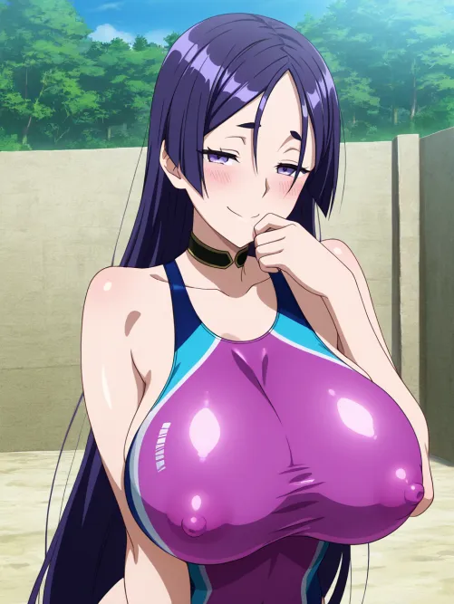 Minamoto-no-Raikou Swimsuit by EroartAI