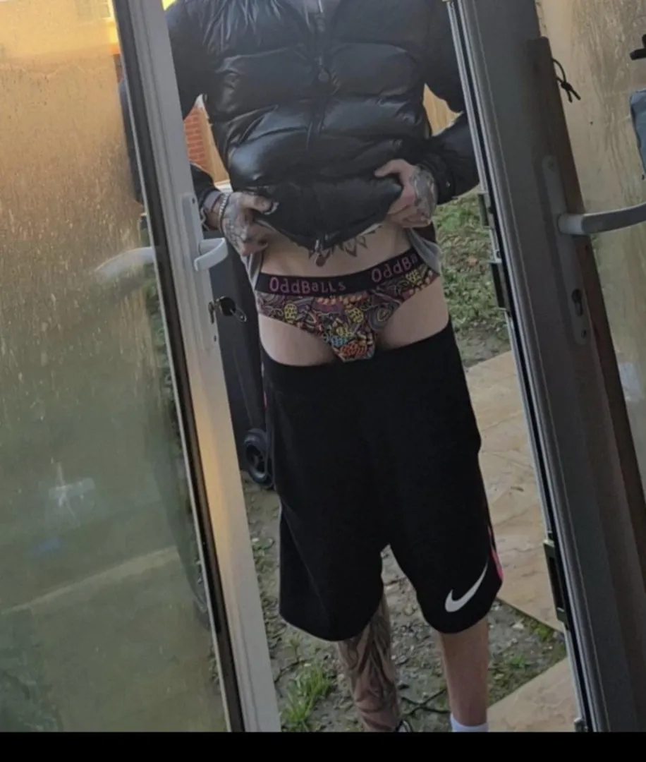 Mind if I flash my undies  posted by Empty-Track-9136