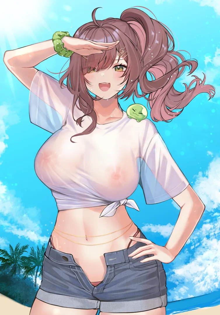 Miori Celesta with some see-through (a888_n22) [vtuber] posted by dxt99