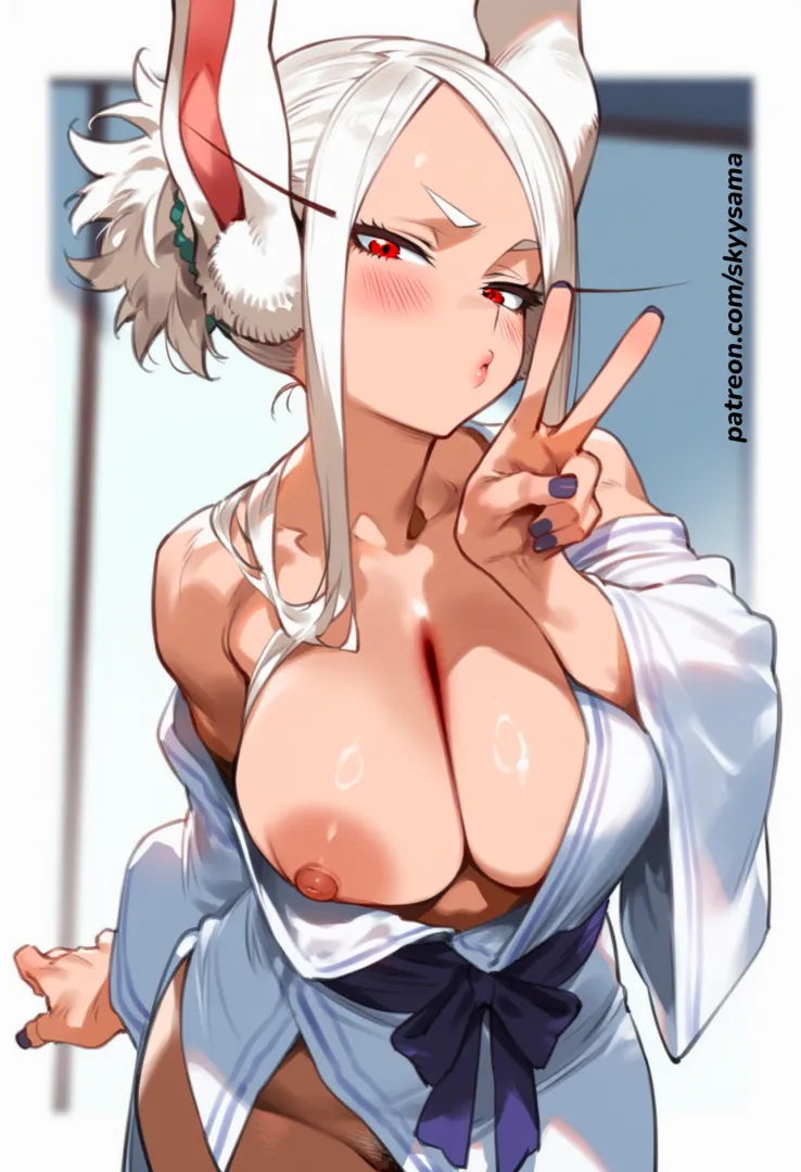 Mirko in a robe (Skyysama) [MHA] posted by haidoro_