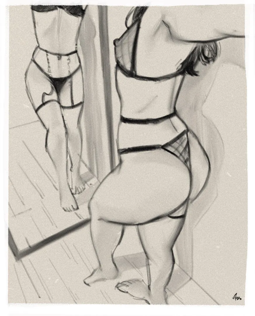 Mirror magic - Art by me posted by Drawmeowmeow