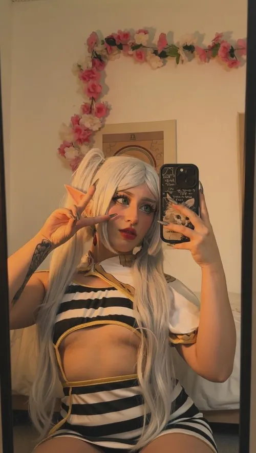 mirror, phone, and these hands by Pretty_Art3542