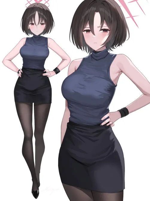 Misaki [Blue Archive] by WoolsonDaSheep