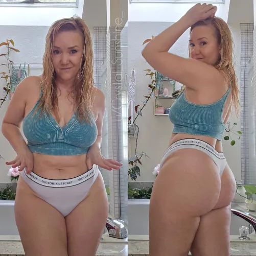 Mismatched bralette and panty by Crystal_Sunshine_