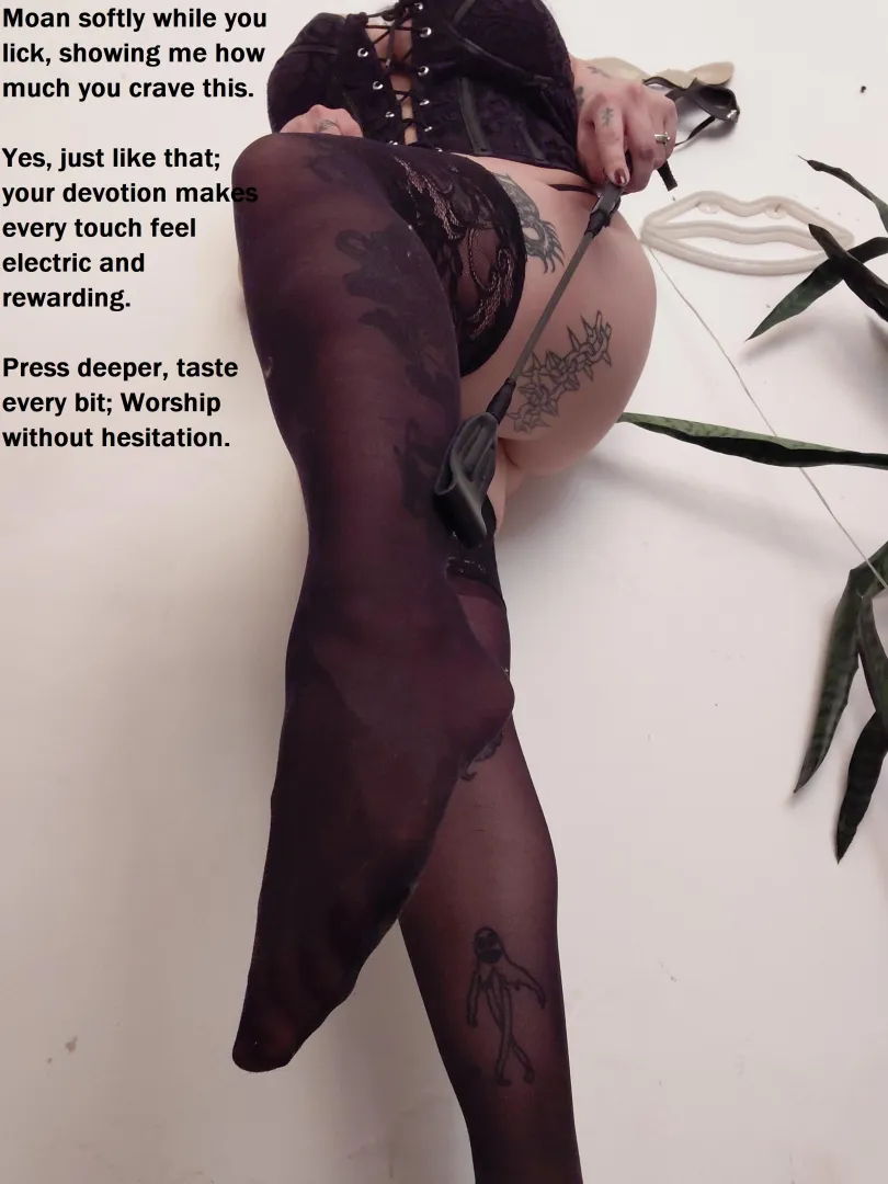 moan softly while you lick... posted by Vicky_YourNastyQueen