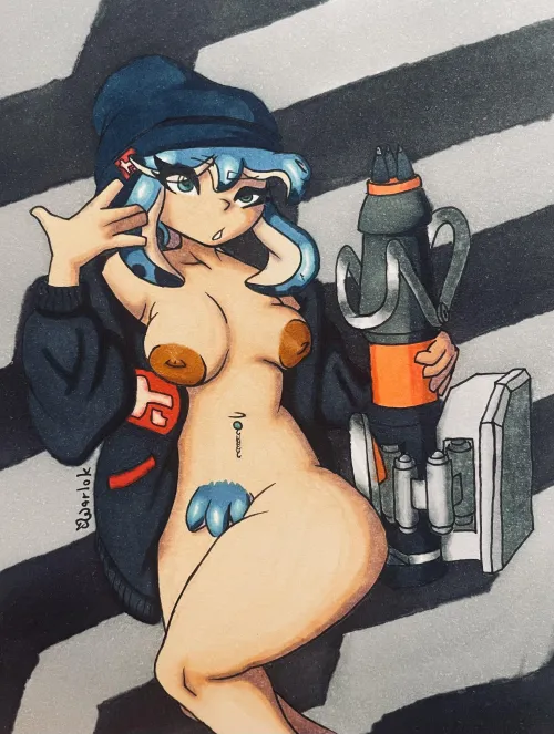 modelling for kensa by Warlockofwhimsy