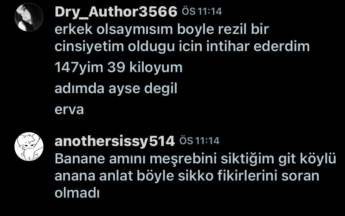MODERATÖR ARKADAŞLAR SUBDA HEM 18 YAŞINDAN KÜÇÜKLER VAR HEM DE BÖYLE UCUBELER VAR UYUMAYIN LÜTFEN BİN DEFA BİLDİRİYORUZ. posted by anothersissy514