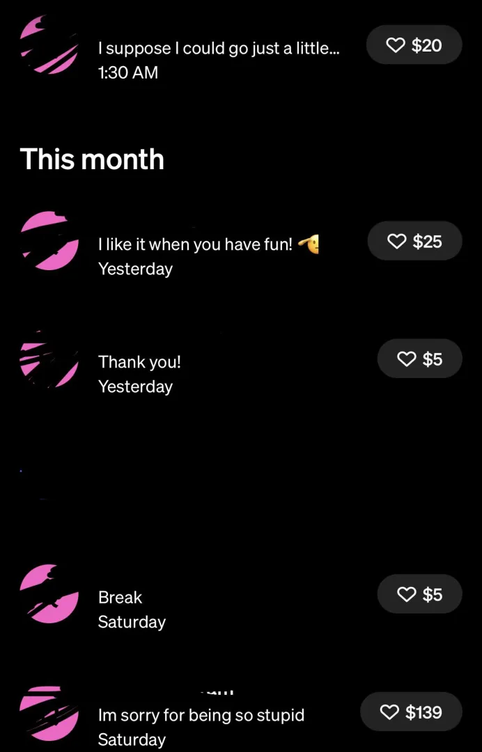 mommy wants more. posted by findom_queenbee
