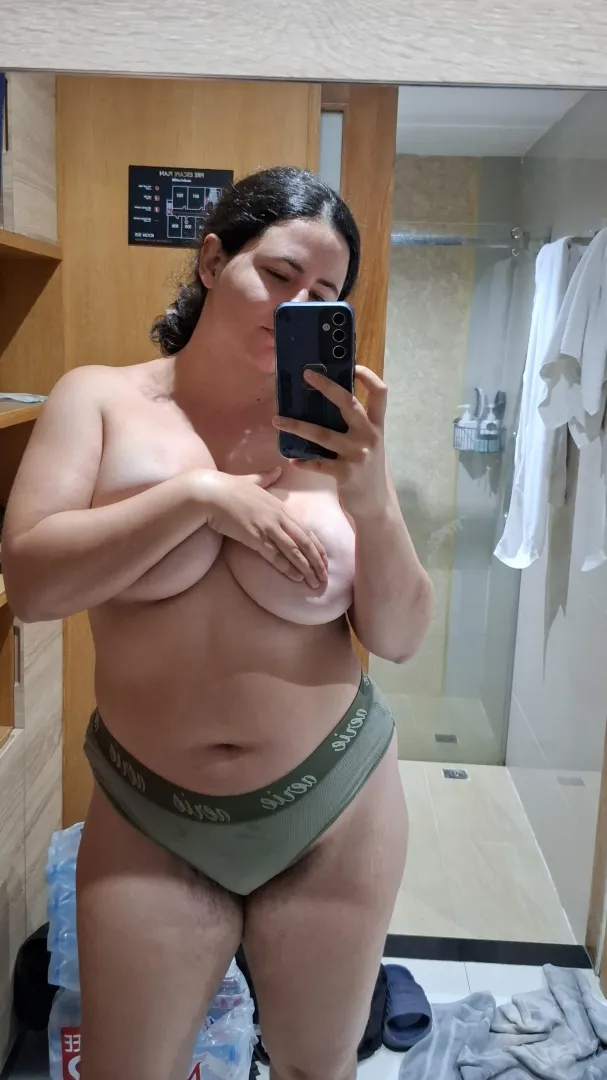 Mommy's big boobies aren't just for watching.  posted by orel-strongal