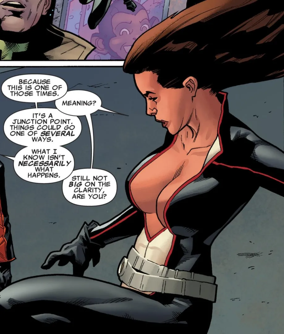 Monet Rocking that Deep V [X-Factor (1986) #227] posted by LewdsomeDemon