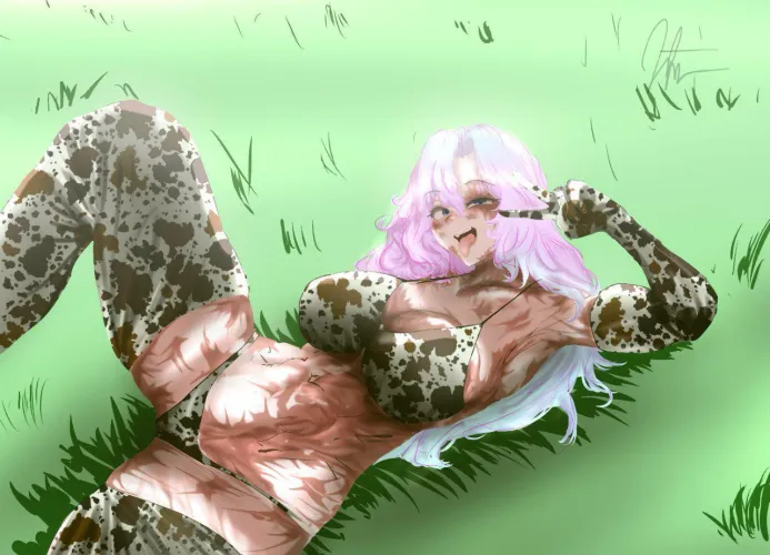 Moo!  Persephone’s ready for cow season! by DistortionDrive