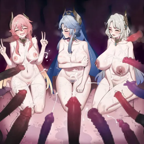 Moon Goddesses by Ommaj