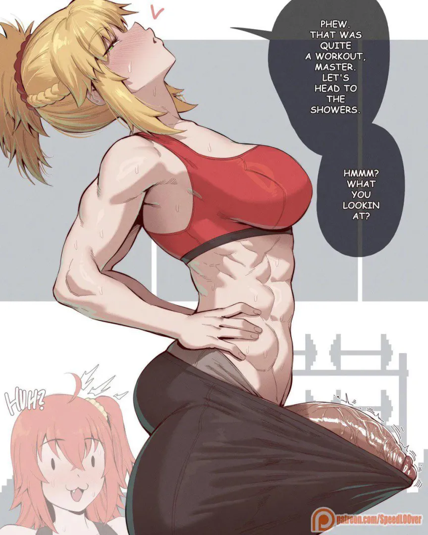 Mordred After a Workout (SpeedL00ver) posted by GildedWinks