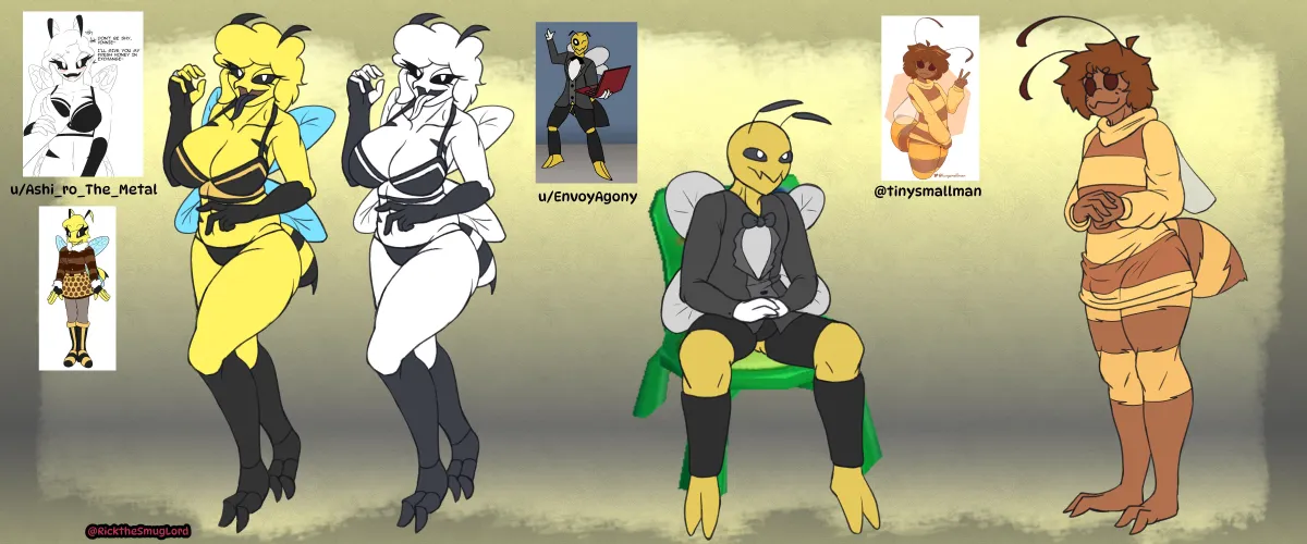 More Doodles for the Hive! by DragonhawkXD