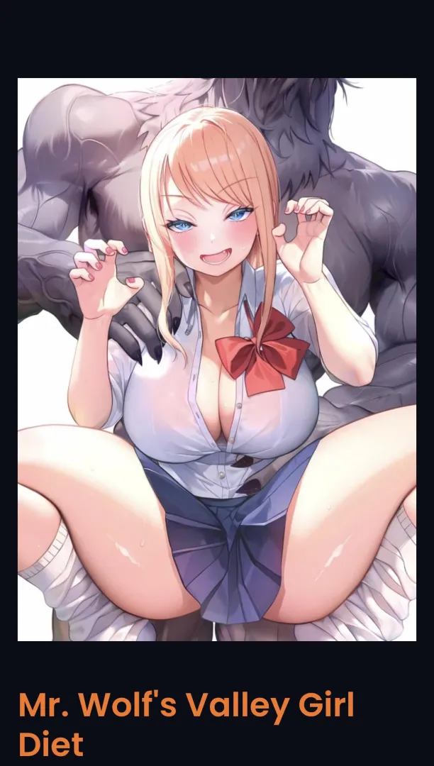 Mr. Wolf's Valley Girl Diet - Anyone know of other pornwhas that have a similar art style? posted by Comfortable-Lake443