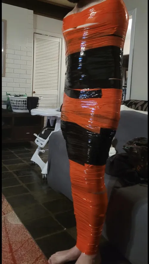 Mummified in pvc tape by billson619