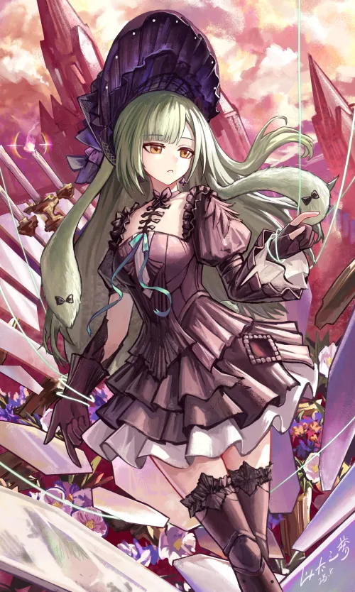 Mutsumi Wakaba [BanG Dream!] (以太之梦_蜉蝣Mayfly) by MartyrOfDespair