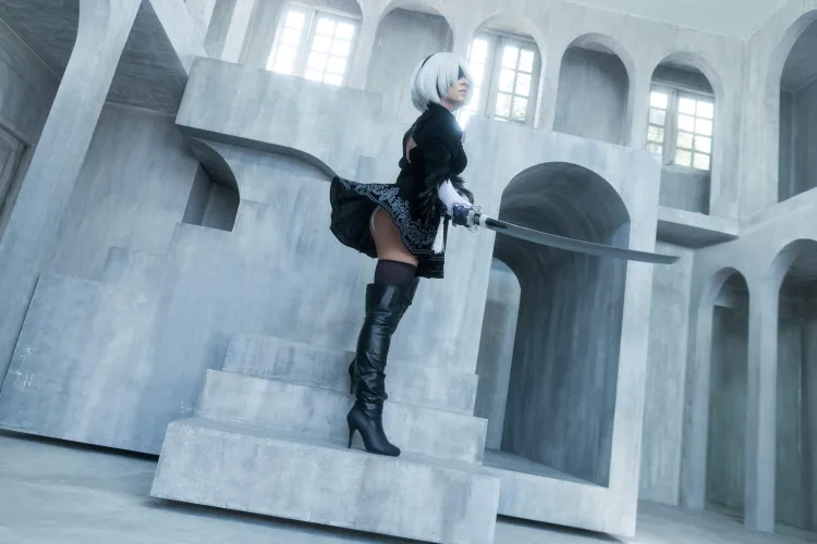 My 2B cosplay (Yuna Kairi) by YunieSunshine