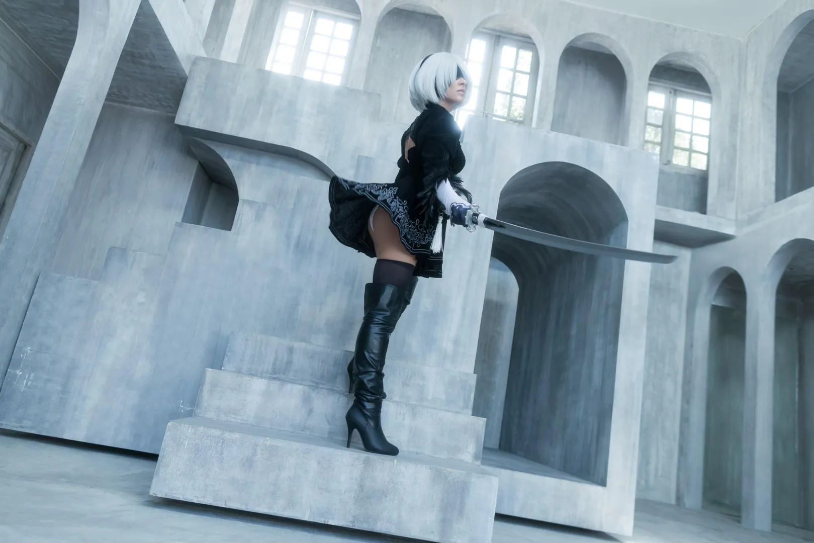 My 2B cosplay (Yuna Kairi) posted by YunieSunshine