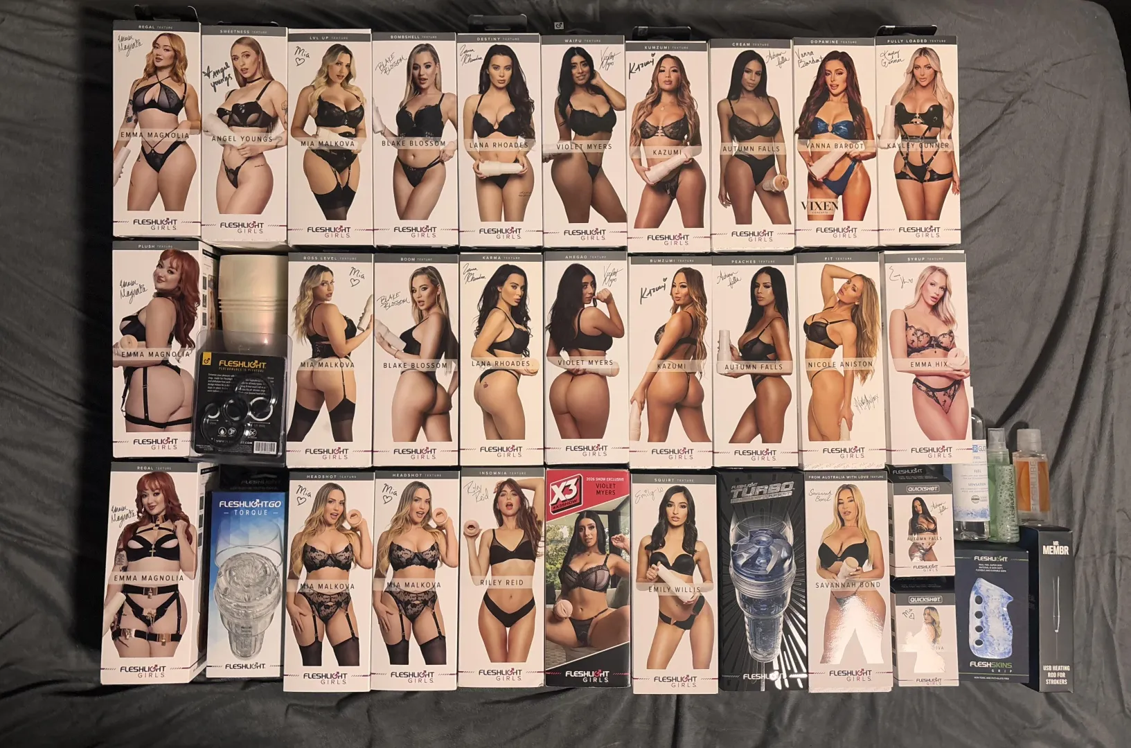 My 30+ fleshlights collection posted by Warm-Delivery5726