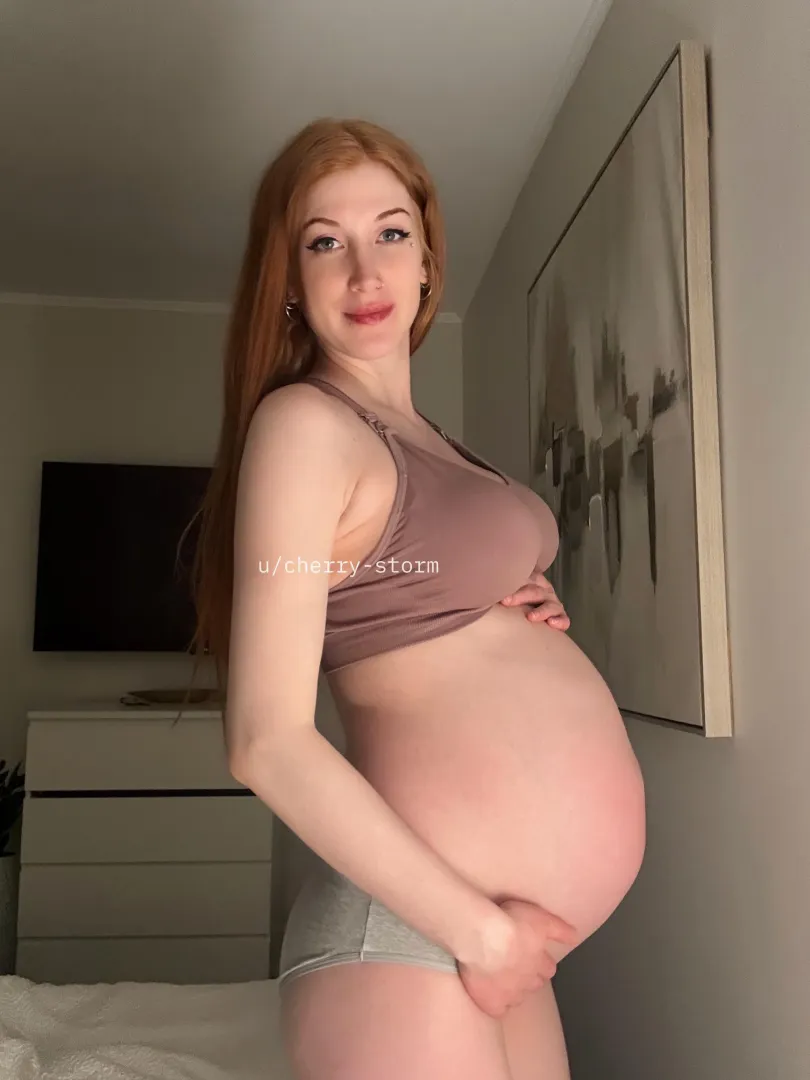 My 8 month bump posted by cherry-storm