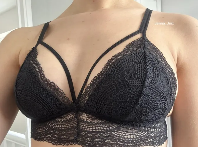 My black lace bra by jenna_jinx