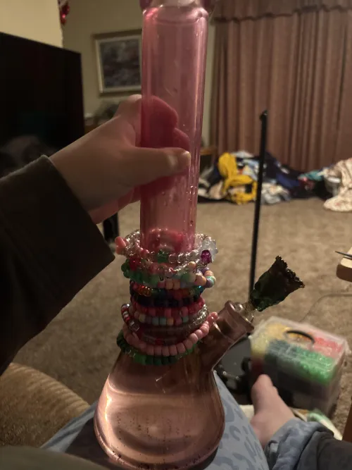My bong is its own sensory toy by Curious-Swan4465