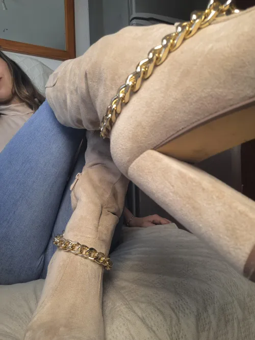 My boots are the center of attention by LadyMaiaa