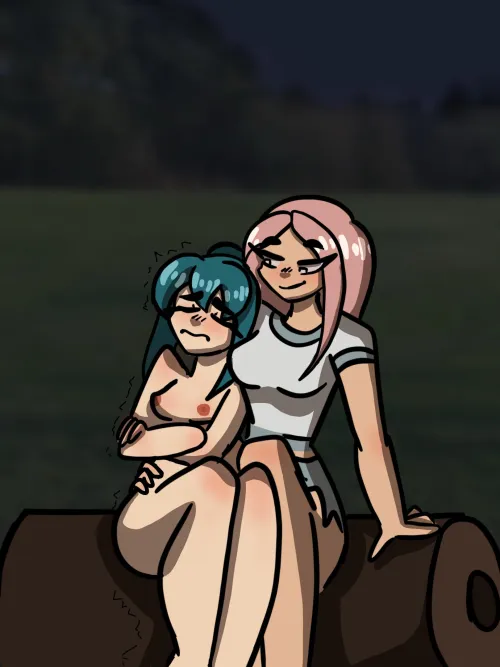 My bully keeps me warm while camping by Playful_Lunch_6575