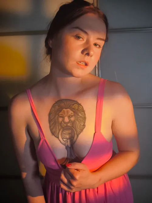 My clean face glowing, lips parted, ready for you by InkRuby