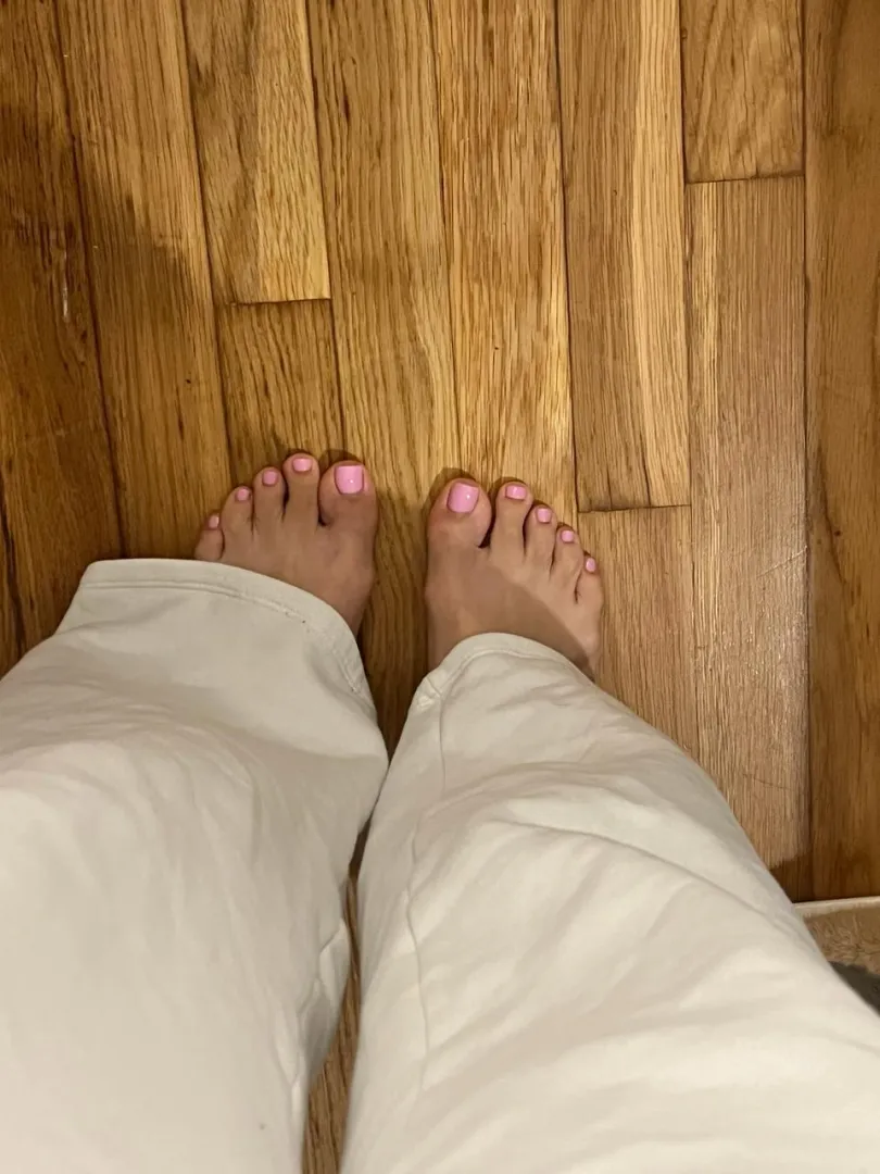 My cute little feet are waiting for attention  Who’s admiring? posted by BabyPinkToesx
