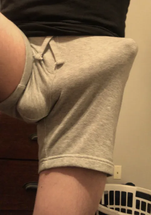 My dad keeps telling me I need to hide my bulge better, but I think he's just embarrassed that his son is so much bigger than him lol by HugeButPolite