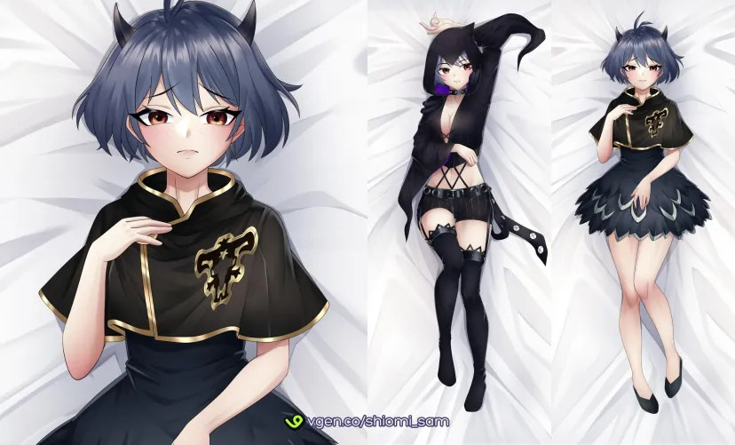 My Dakimakura Comms Result (comms are still open!!) by Pasifika__