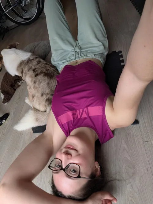 My dog would only try to clean it off anyway by SirenSasha_336