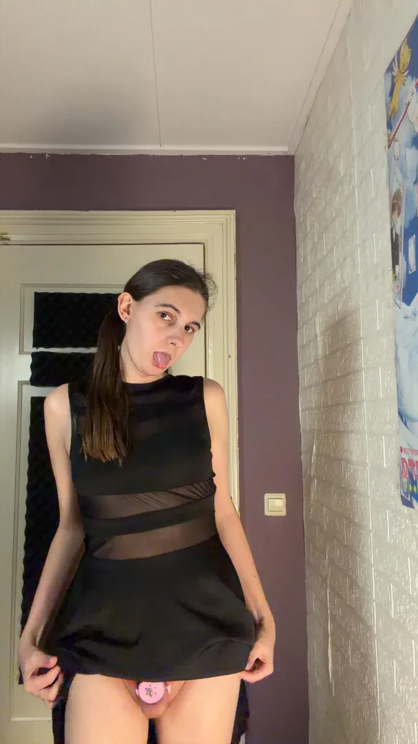 my dress might be a bit short hehe posted by jessiesissyadventure