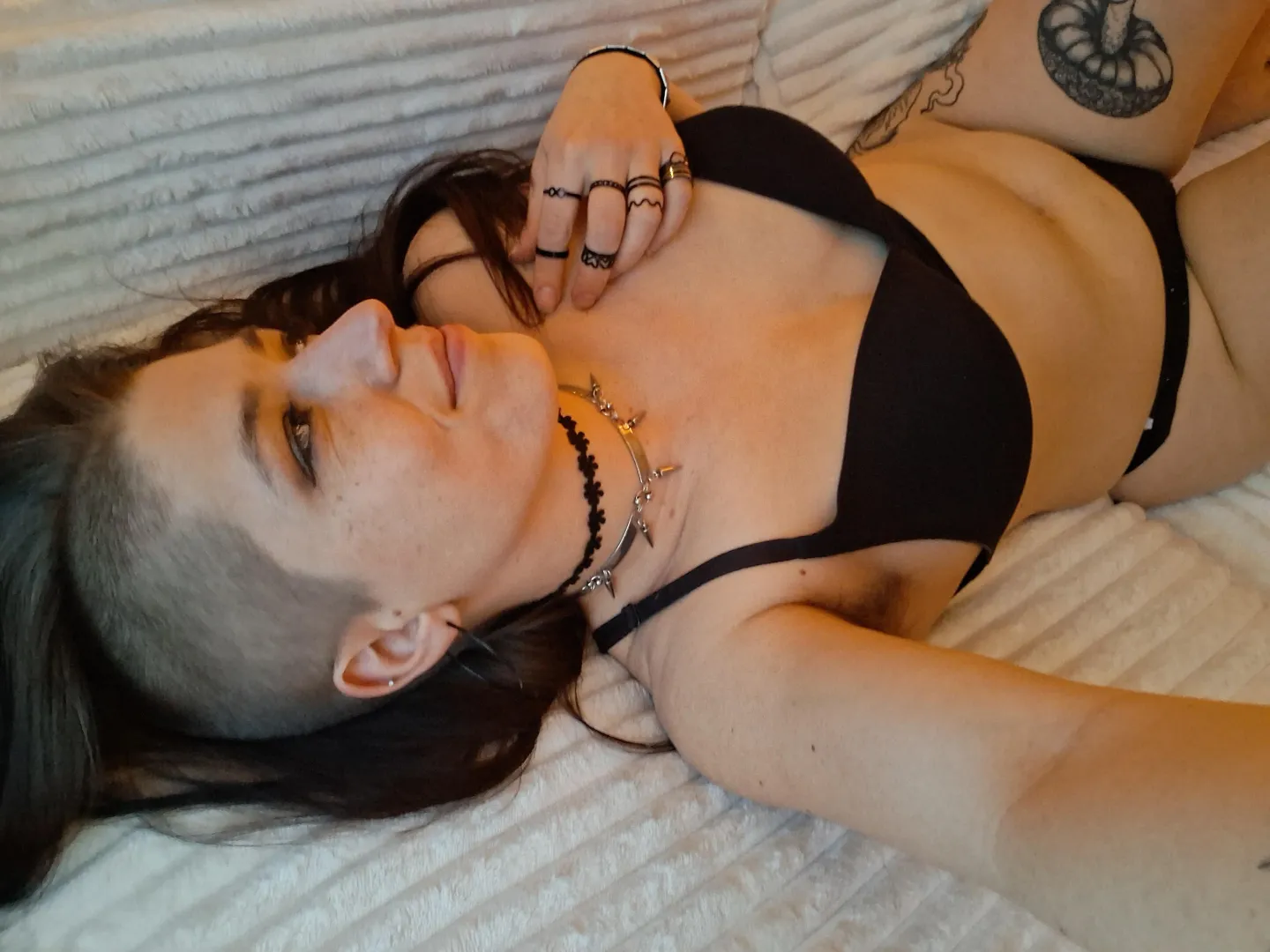 My everyday black bra and panty set posted by inked_emma_honey