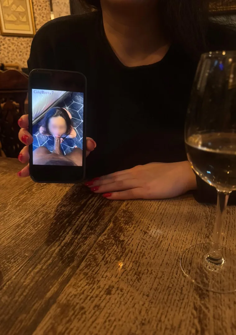 My favorite part of date night is watching my cuck try to act normal after I show him pics like this posted by ColdBerry7