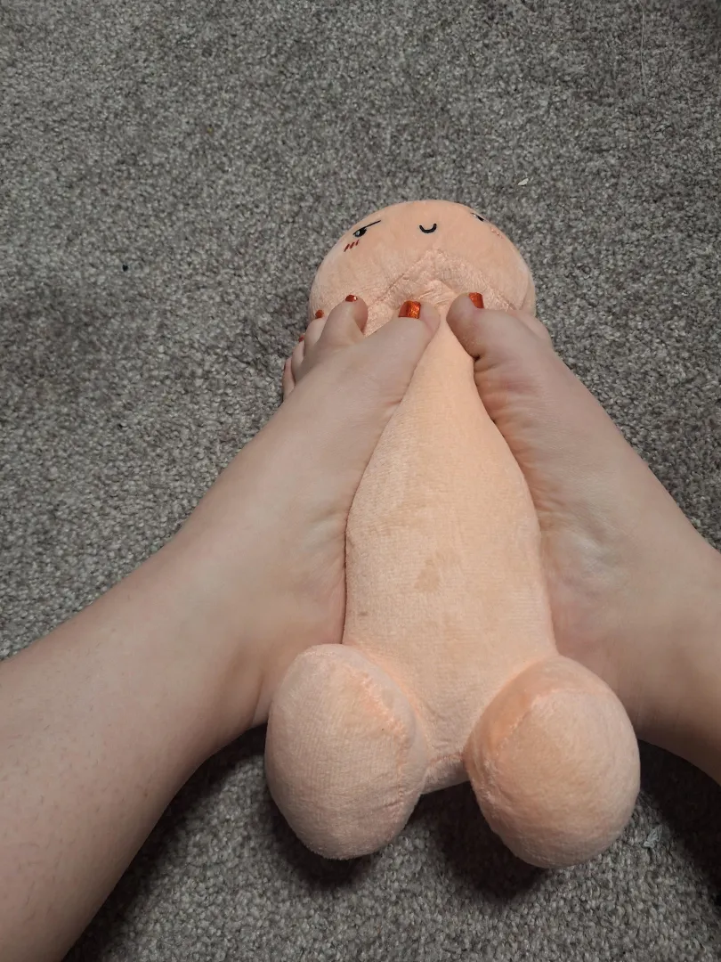 My feet wrapped around this big squishy dick, who's is next? posted by North_Star_02