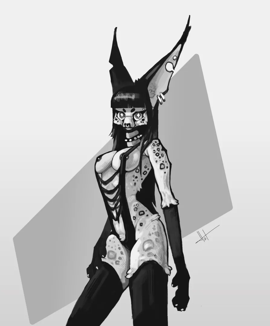 My first furry attempt! (@hallucilenium ig) posted by Weed69Master